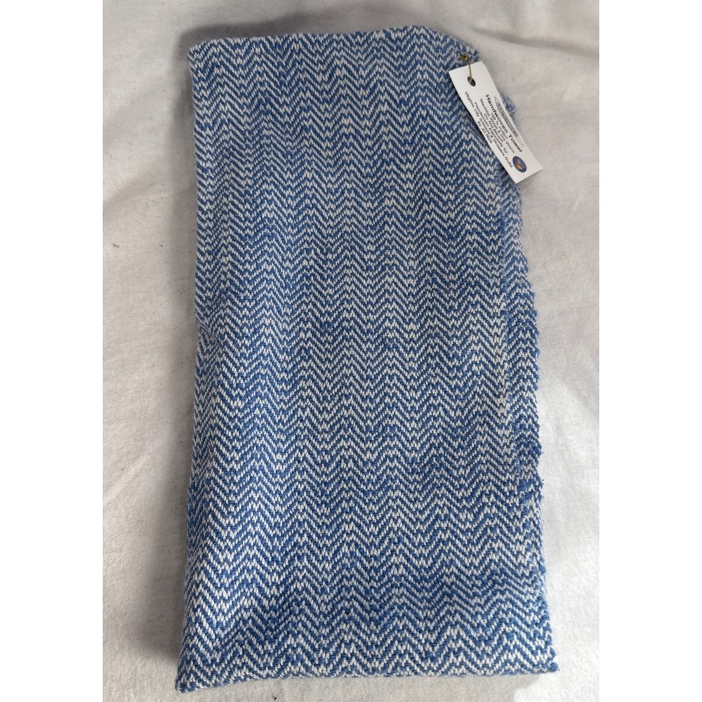 Hand Woven Hand Towel, 100% Cotton Herringbone JD Rich Artisan Virginia City Art